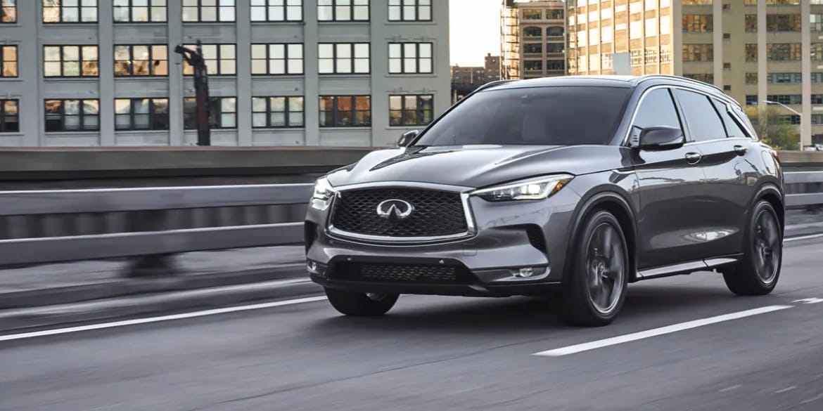 Front exterior of 2024 INFINITI QX50 Crossover SUV