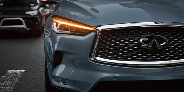 Front exterior close up of 2024 INFINITI QX50 Crossover SUV
